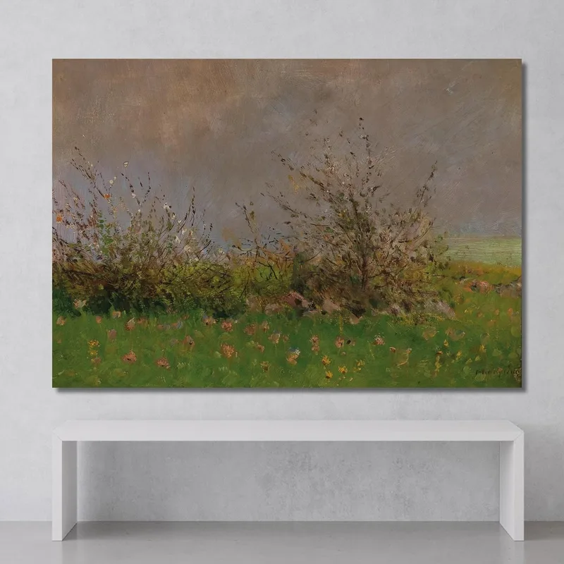 Une Prairie Fleurie Ladislav Mednyánszky