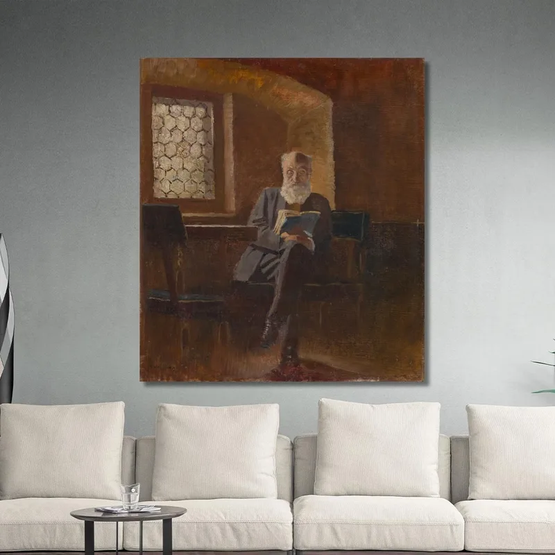 Le Baron Eduard Mednyánszky Père Du Peintre Ladislav Mednyánszky