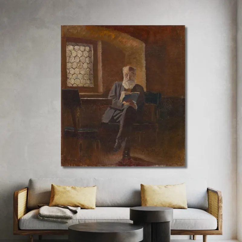 Le Baron Eduard Mednyánszky Père Du Peintre Ladislav Mednyánszky