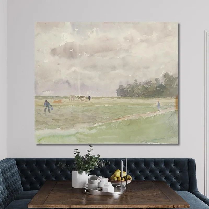 Champ Sous Le Nuage Ladislav Mednyánszky