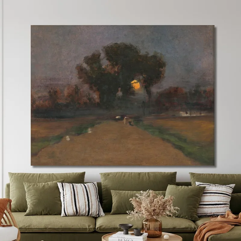 Landschaft Mit Untergehender Sonne Ladislav Mednyánszky