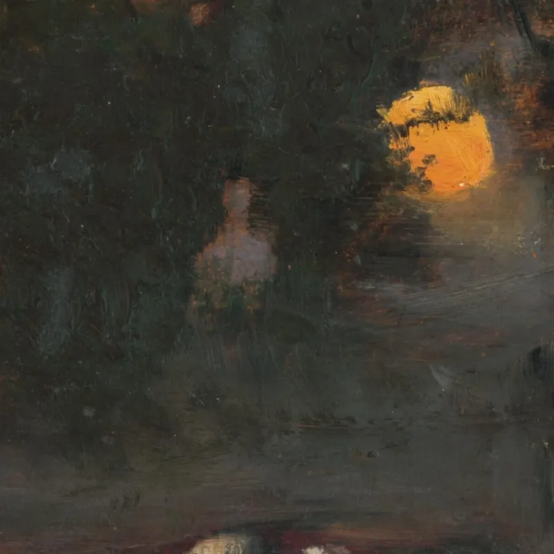 Landschaft Mit Untergehender Sonne Ladislav Mednyánszky