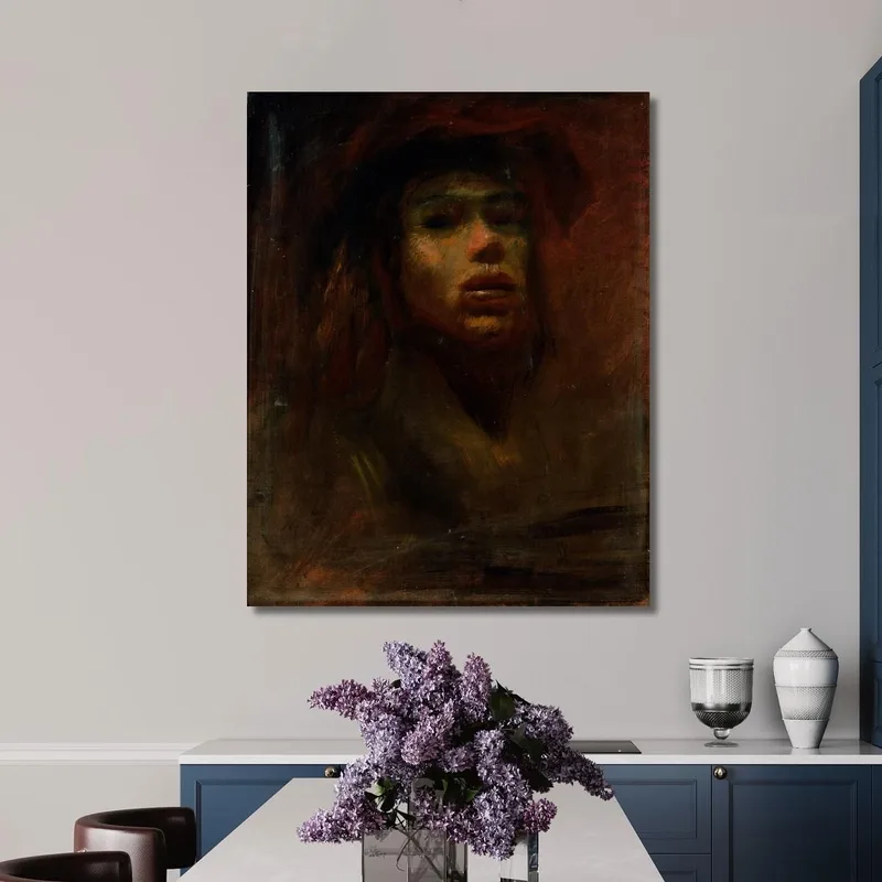 Marié Aux Cheveux Longs Ladislav Mednyánszky