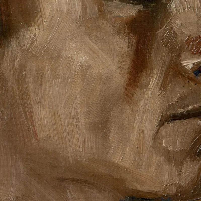 Uomo In Blu Che Fuma Ladislav Mednyánszky