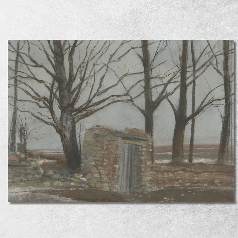 Motivo Da Strážky Ladislav Mednyánszky quadro stampa su tela