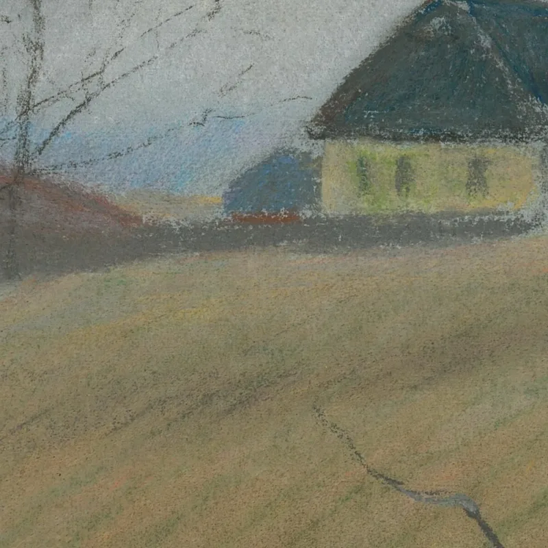 Al Final Del Pueblo Ladislav Mednyánszky