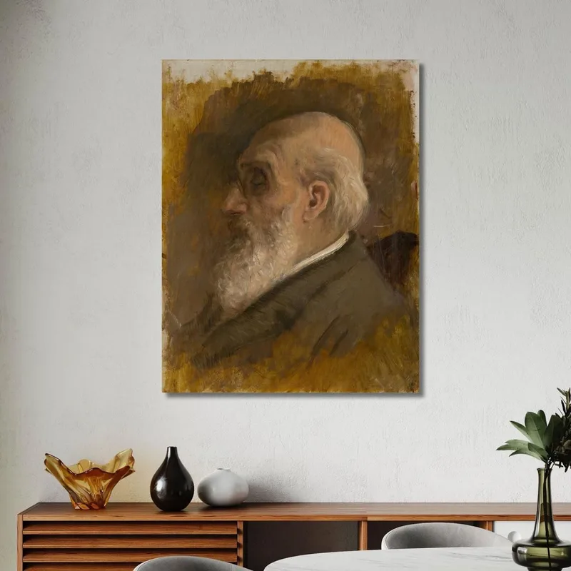 Profilo Del Padre Del Pittore Con Pince-Nez Ladislav Mednyánszky