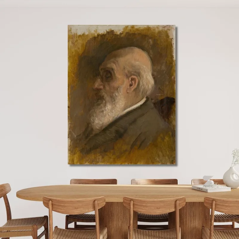 Profilo Del Padre Del Pittore Con Pince-Nez Ladislav Mednyánszky