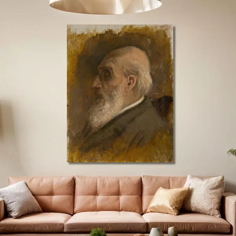 Profilo Del Padre Del Pittore Con Pince-Nez Ladislav Mednyánszky