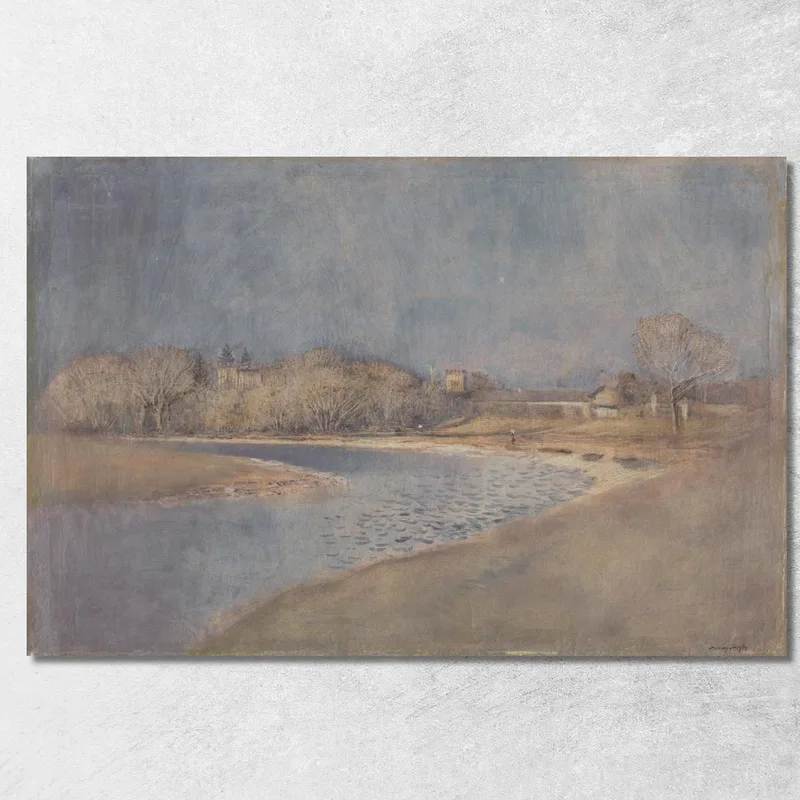 Veduta Di Strážky Ladislav Mednyánszky quadro stampa su tela