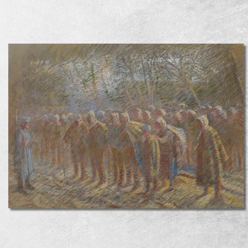 Prigionieri Di Guerra Ladislav Mednyánszky quadro stampa su tela