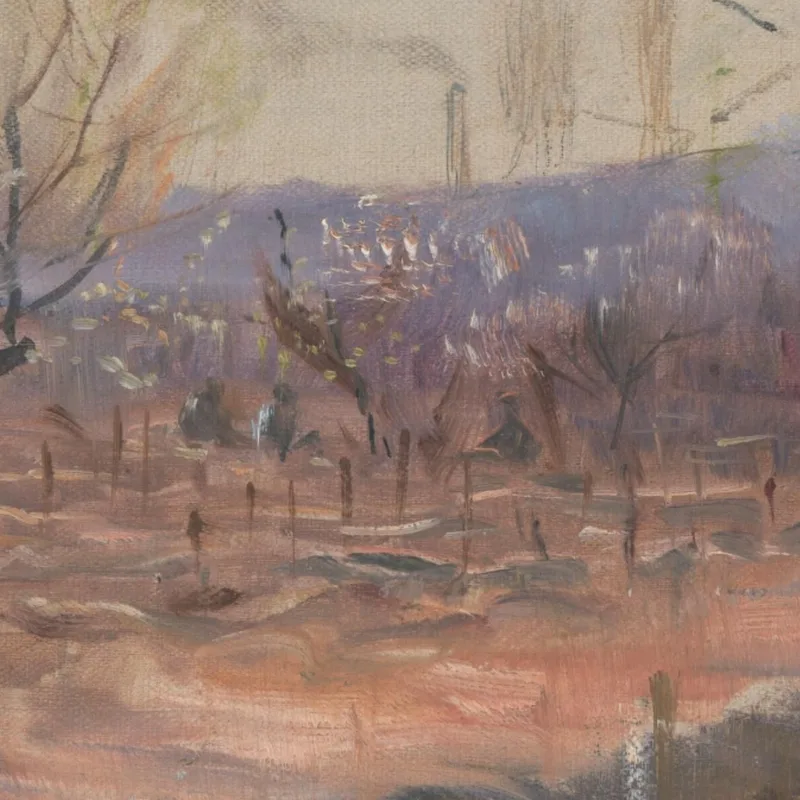 Paysage De Printemps. Printemps Dans Un Verger Ladislav Mednyánszky