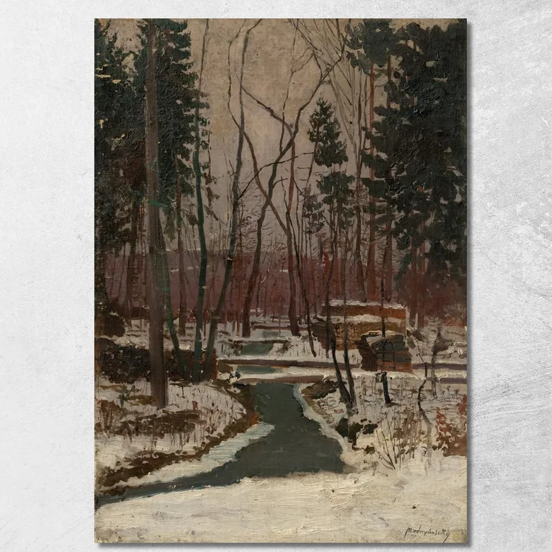 Disgelo Ladislav Mednyánszky quadro stampa su tela