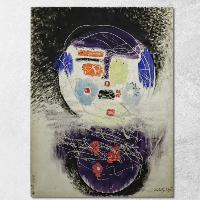 Costruzione Spaziale László Moholy-Nagy quadro stampa su tela