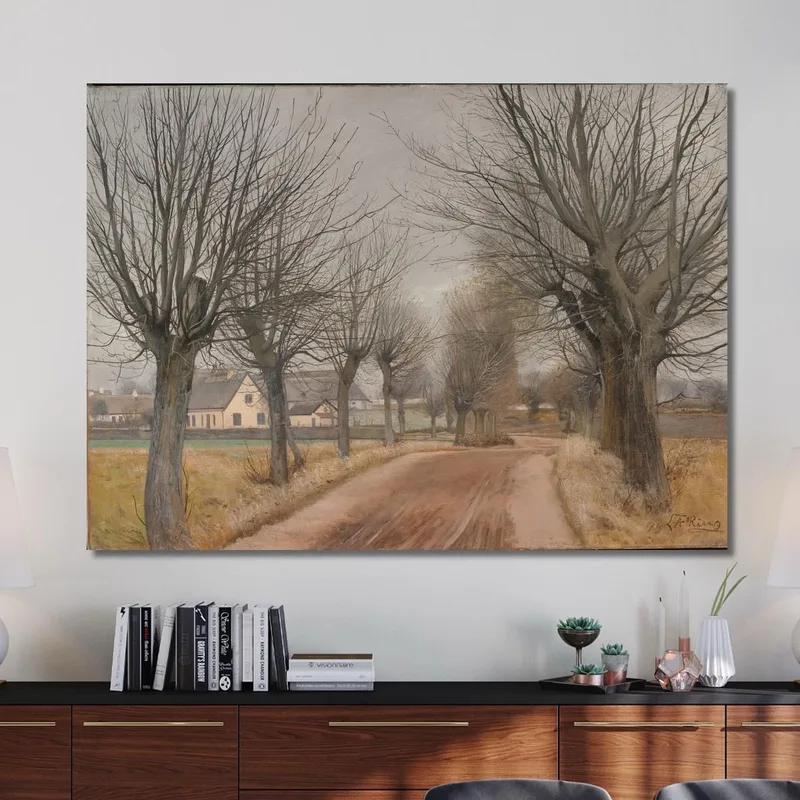 Un Camino Cerca De Vinderød Zelanda Laurits Andersen Ring