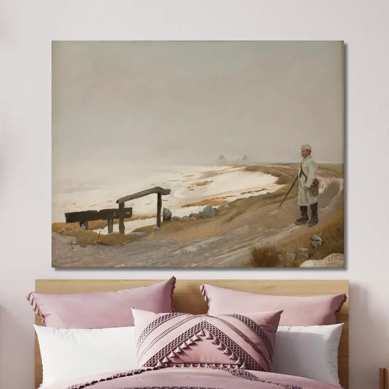 Foggy Winter'S Day. Karrebæksminde Laurits Andersen Ring