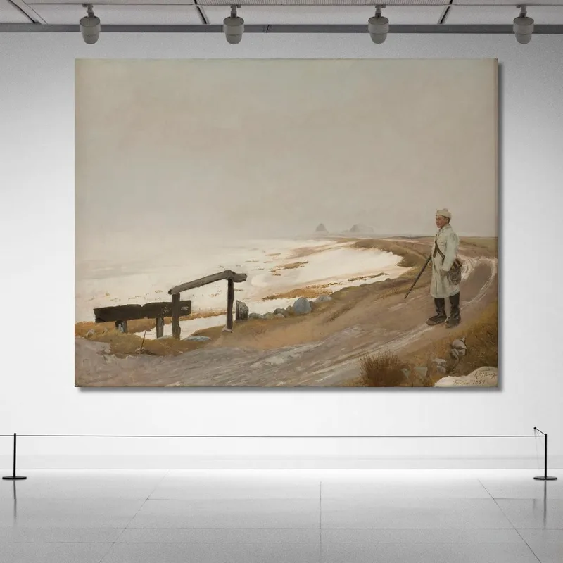 Foggy Winter'S Day. Karrebæksminde Laurits Andersen Ring