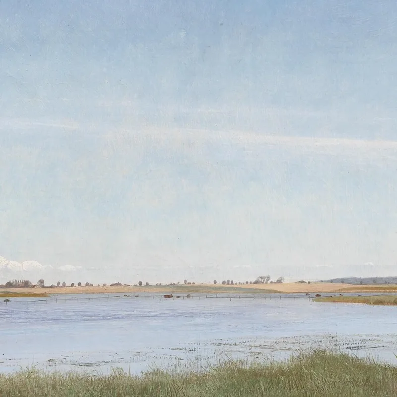 Der Fjord Bei Karrebæksminde Seeland Laurits Andersen Ring