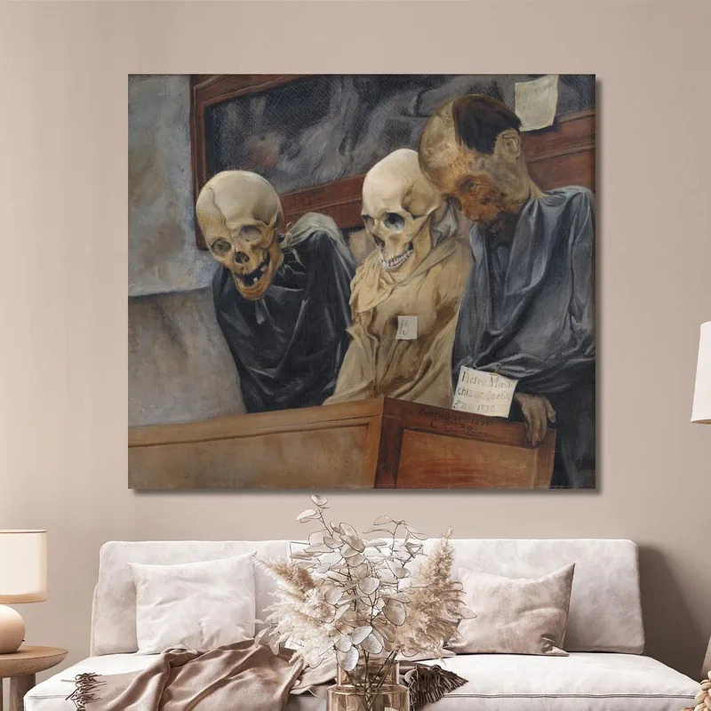 Three Skulls From Convento Dei Cappuccini At Palermo Laurits Andersen Ring