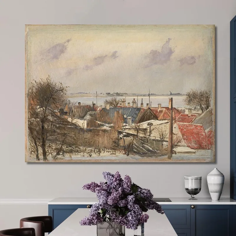 View From Roskilde Towards The Fjord Laurits Andersen Ring