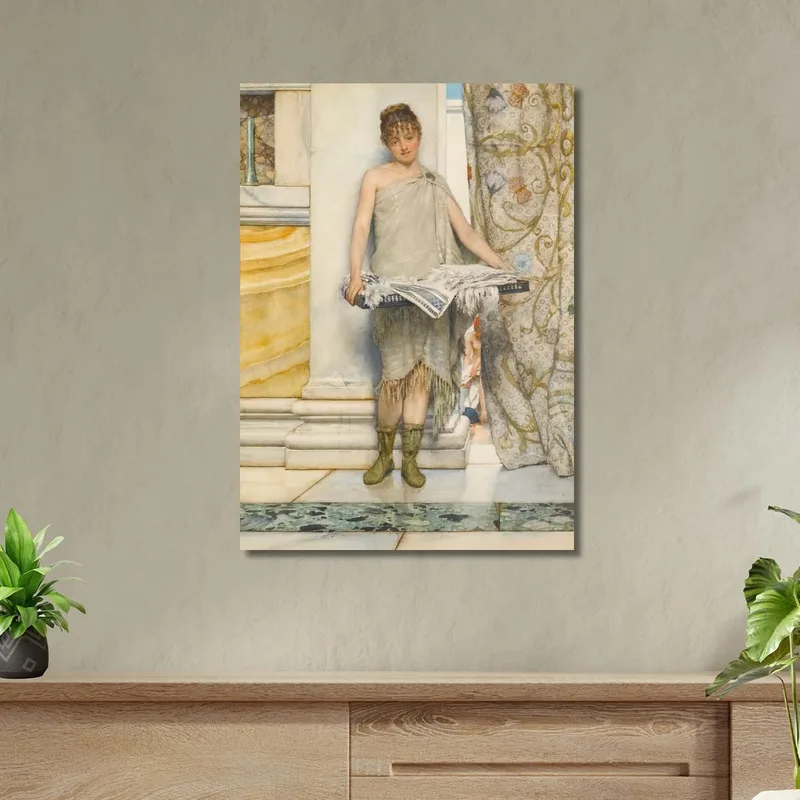 Una Balneatrice Lawrence Alma-Tadema quadro stampa su tela