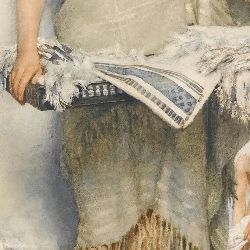 Una Balneatrice Lawrence Alma-Tadema quadro stampa su tela