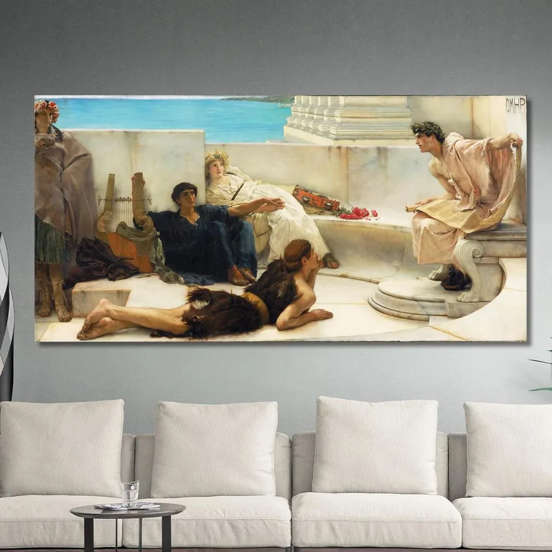 Una Lettura Da Omero Lawrence Alma-Tadema