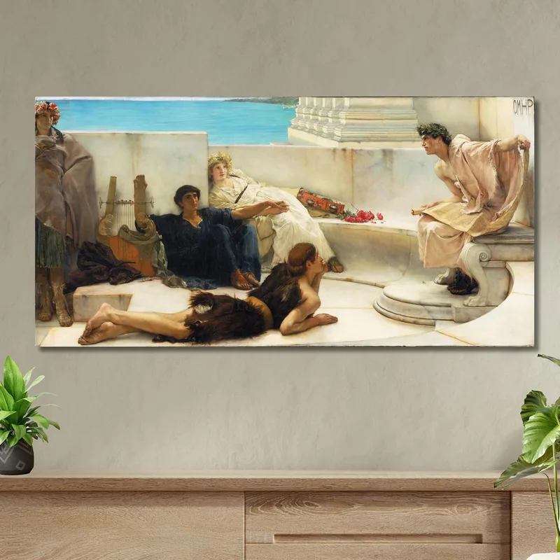 Una Lettura Da Omero Lawrence Alma-Tadema