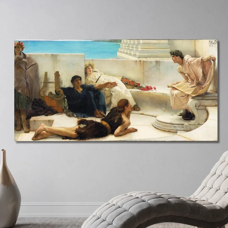 Una Lettura Da Omero Lawrence Alma-Tadema