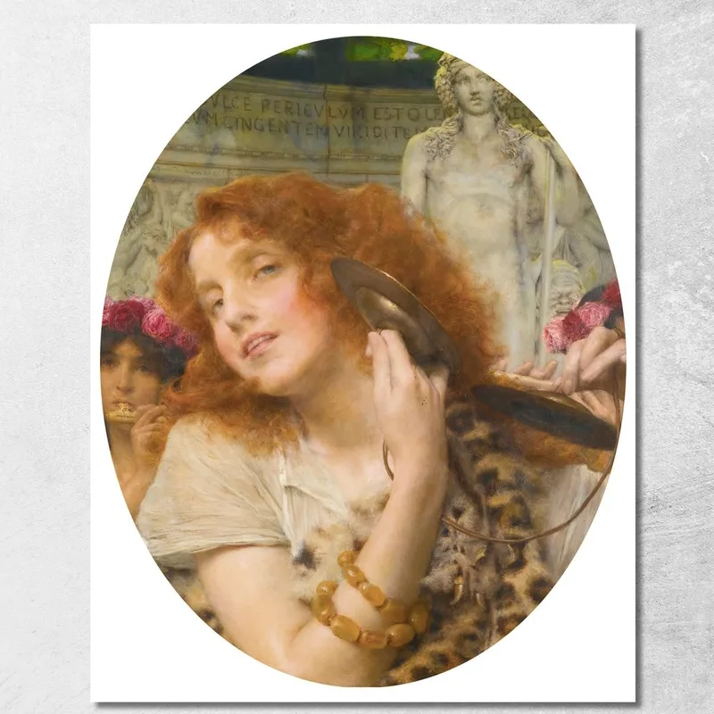 Baccante Lawrence Alma-Tadema quadro stampa su tela