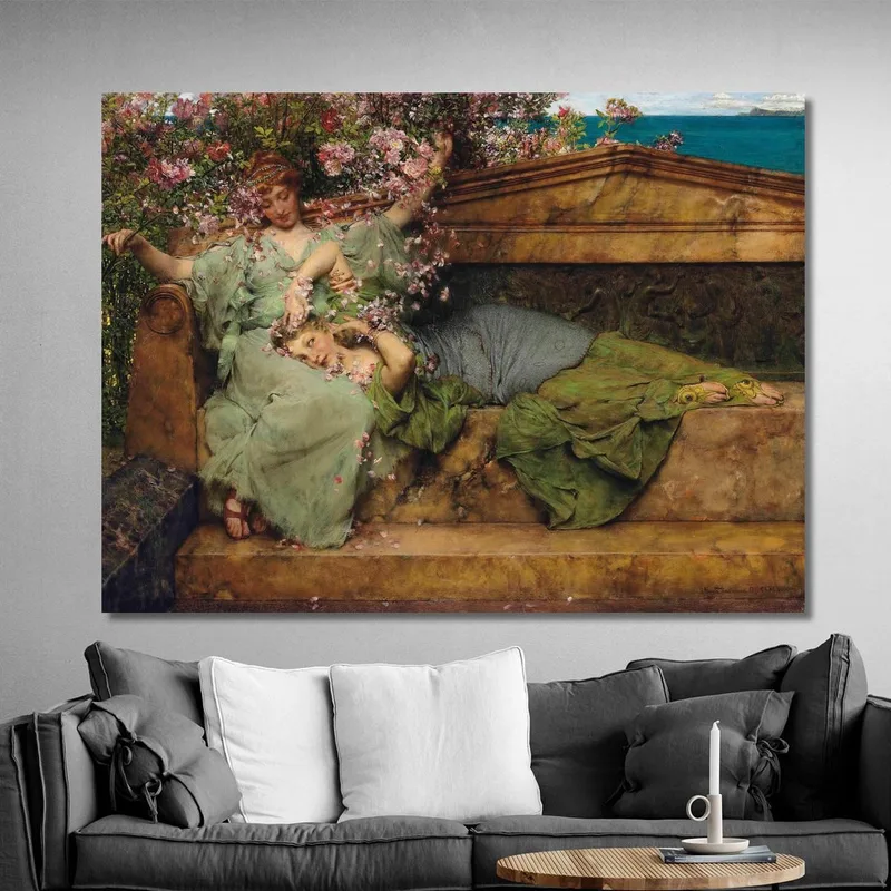 In Un Giardino Di Rose Lawrence Alma-Tadema