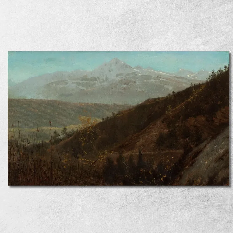Berglandschaft Lawrence Alma-Tadema drucken auf leinwand