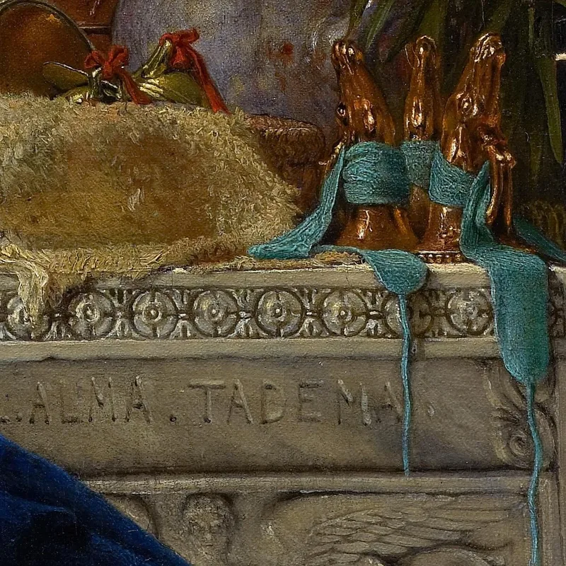 I Preparativi Per Le Feste La Ghirlanda Di Fiori Lawrence Alma-Tadema