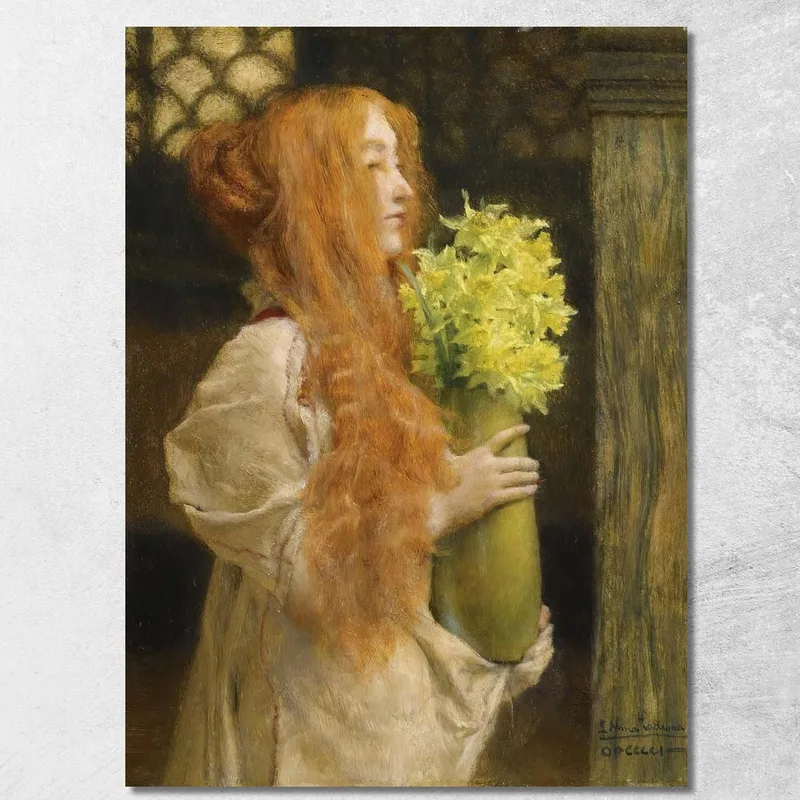 Frühlingsblumen Lawrence Alma-Tadema drucken auf leinwand