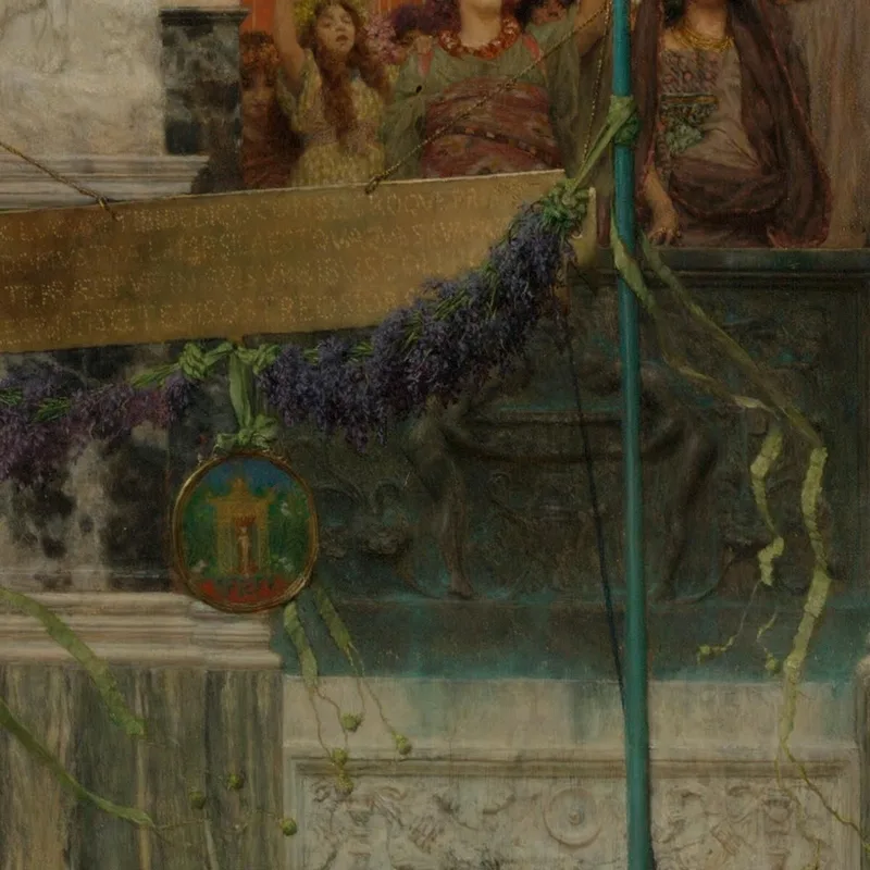 Primavera Lawrence Alma-Tadema quadro stampa su tela