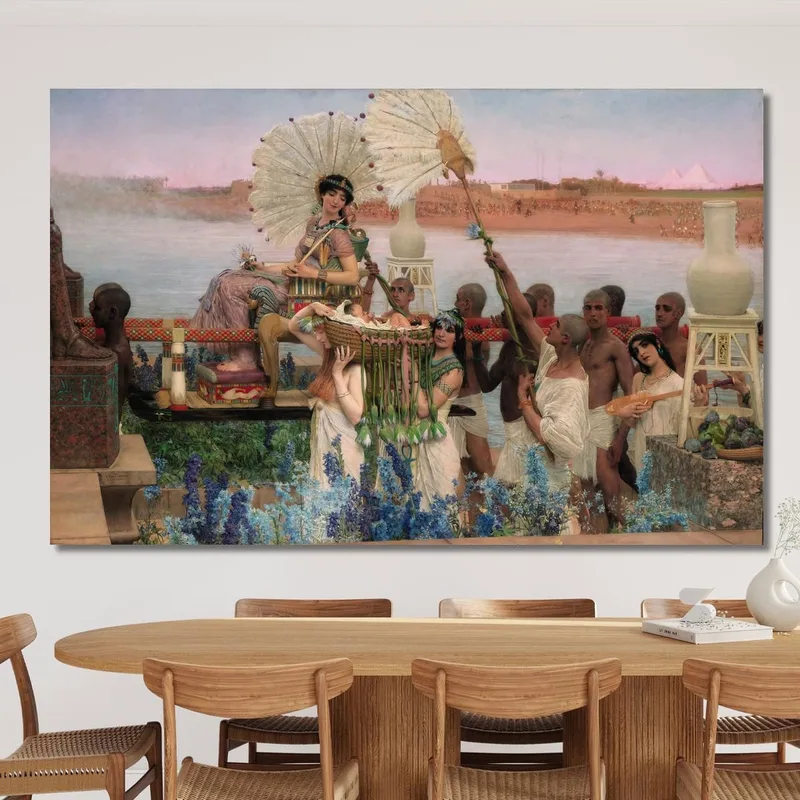 Il Ritrovamento Di Mosè Lawrence Alma-Tadema quadro stampa su tela