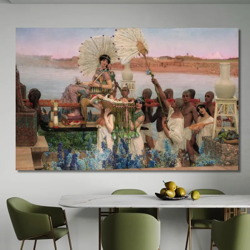 Il Ritrovamento Di Mosè Lawrence Alma-Tadema quadro stampa su tela