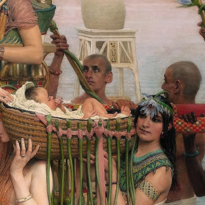 Il Ritrovamento Di Mosè Lawrence Alma-Tadema quadro stampa su tela