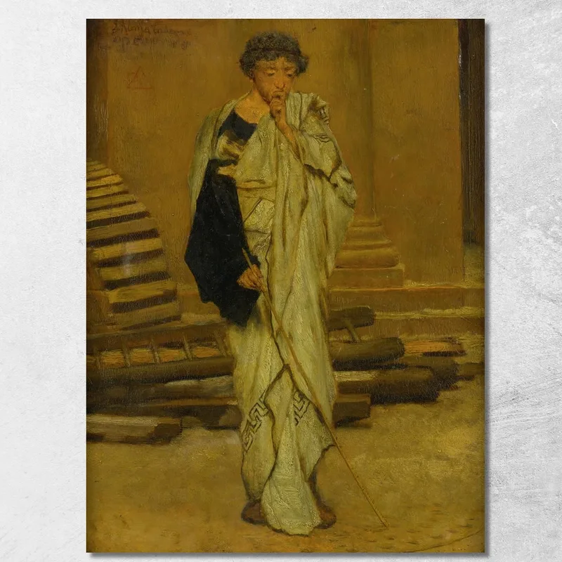 Der Römische Architekt Lawrence Alma-Tadema drucken auf leinwand