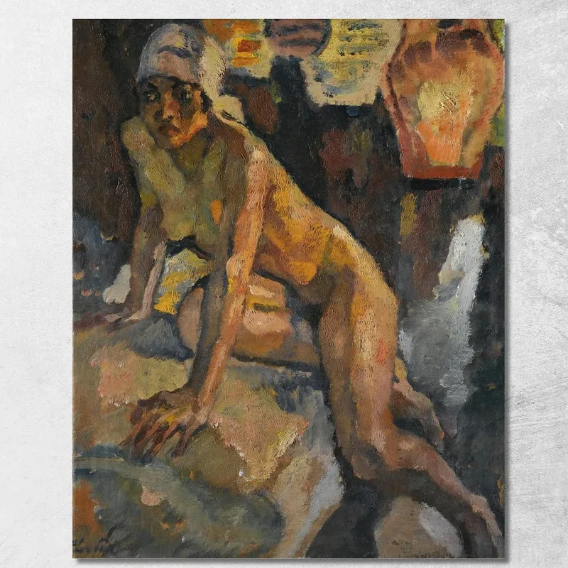 Im Serail Leo Putz drucken auf leinwand