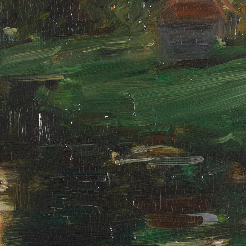 Paesaggio Ai Laghi Di Pasqua Leo Putz