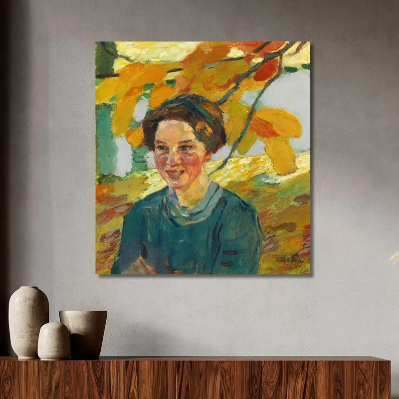 Retrato De Niña Leo Putz