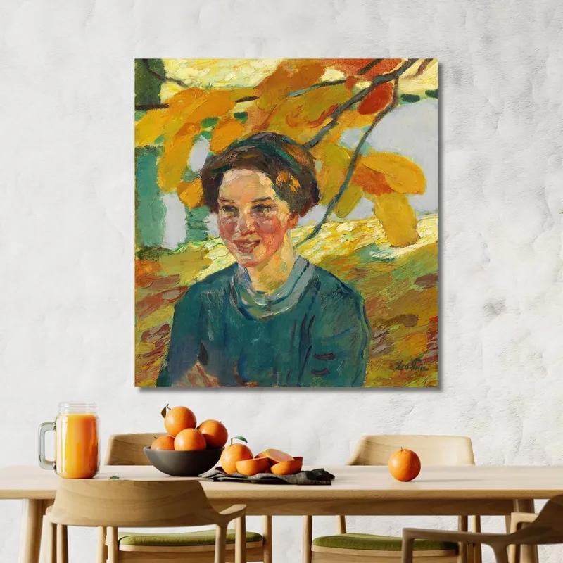 Retrato De Niña Leo Putz