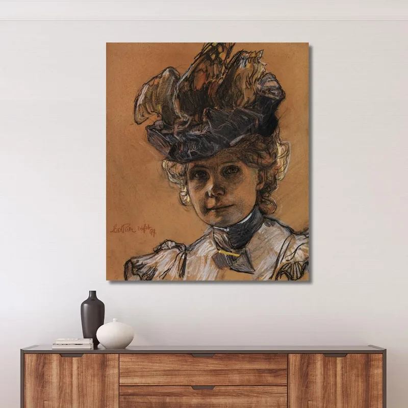 Retrato De Gertraud Luberich 2 Leo Putz