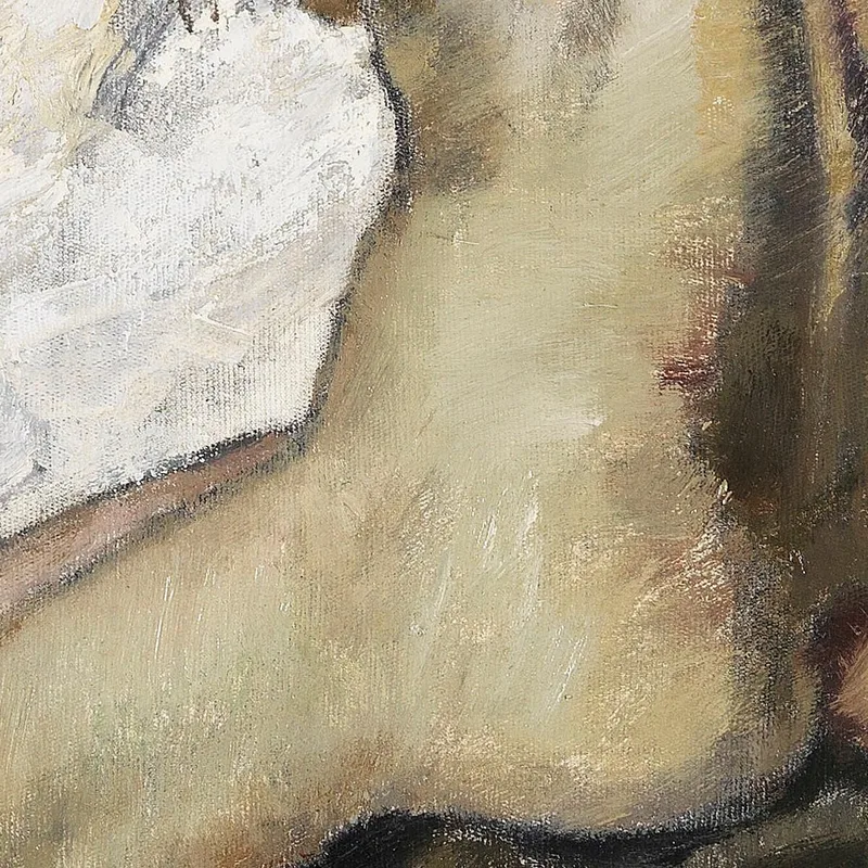 Donna Seduta Nuda Di Schiena Leo Putz