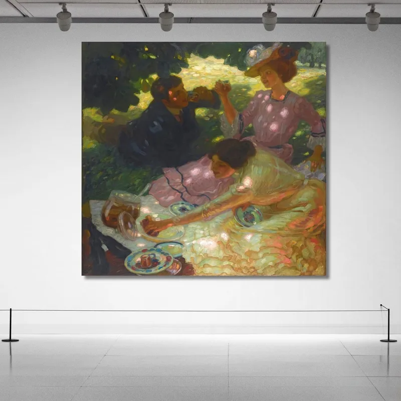Das Picknick Leo Putz