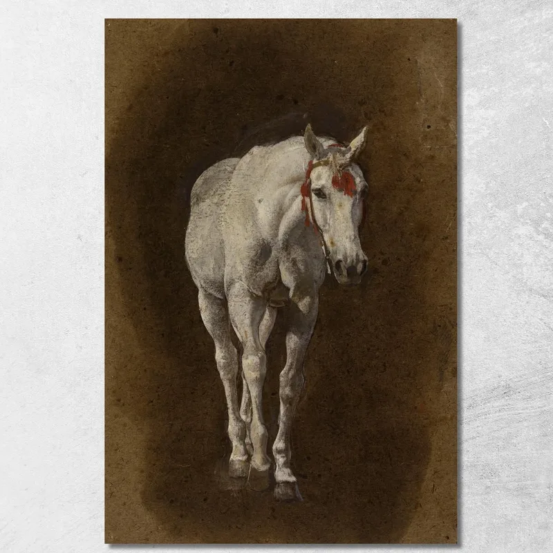 Caballo Léon Bonnat cuadro en lienzo