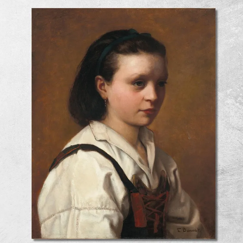 El Joven Italiano Léon Bonnat cuadro en lienzo