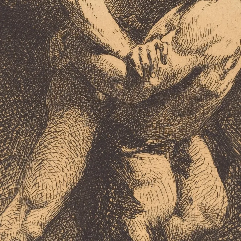 La Lutte De Jacob Jakobs Ringen Mit Dem Engel Léon Bonnat