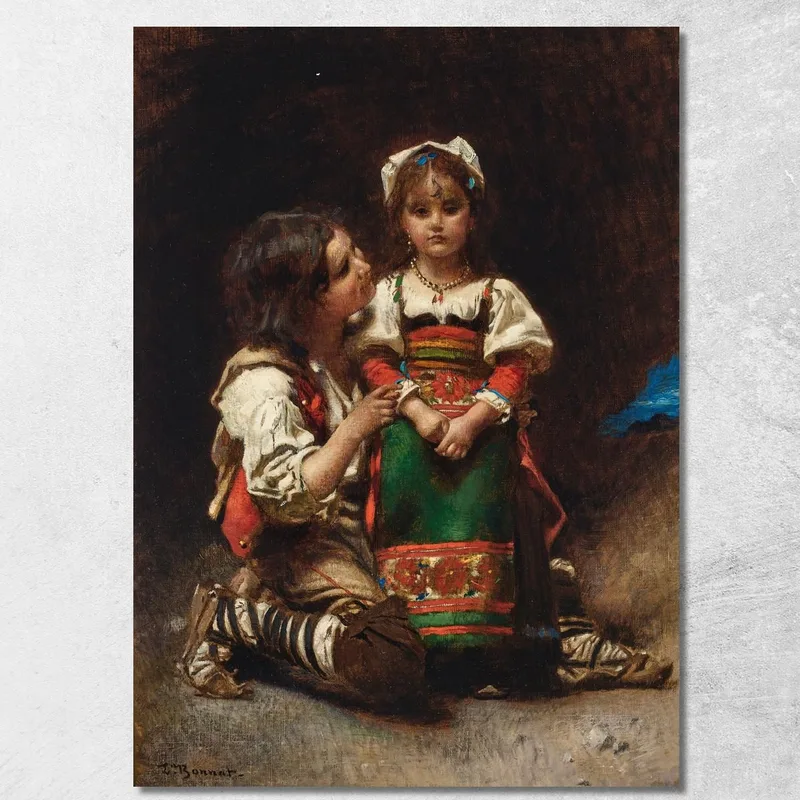 No Llores Léon Bonnat cuadro en lienzo